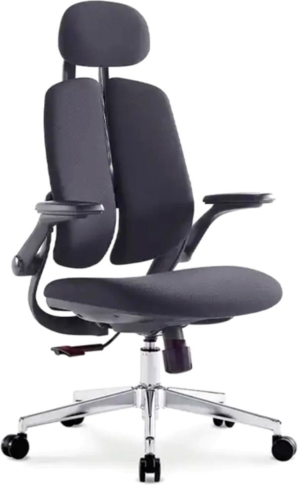 

Офисное кресло SitUp Kwin Black Chrome (ткань Black/Black)