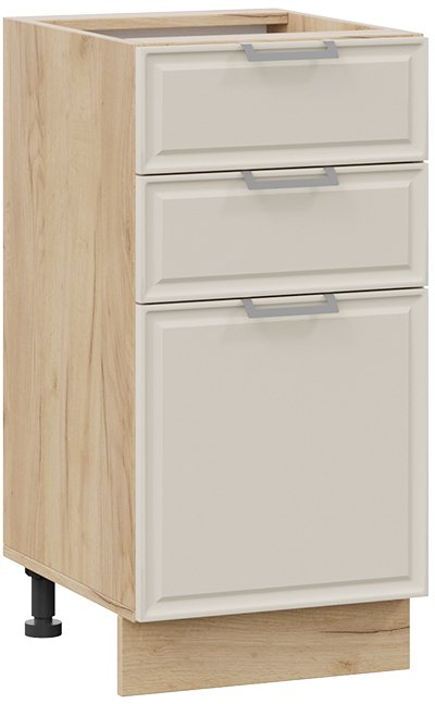 

Шкаф напольный Трия Белладжио 1Н4Я3 (дуб крафт золотой/софт панакота)