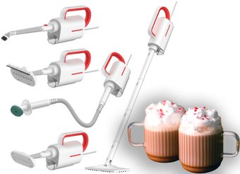 Паровая швабра Deerma ZQ610 (евровилка) + набор кружек Makkua Cup Cozyday MC270