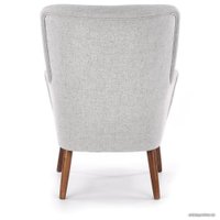 Интерьерное кресло Halmar Bishop (светло-серый/орех)