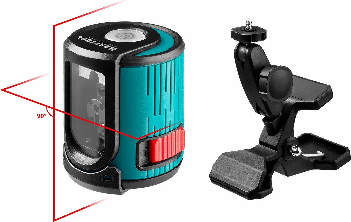 

Лазерный нивелир KRAFTOOL CL-20 34700-5 (с держателем, кейс)