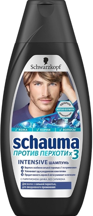 

Шампунь Schwarzkopf Schauma от перхоти интенсивный 380 мл