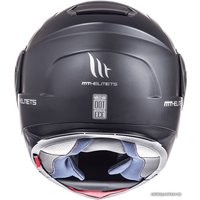 Мотошлем MT Helmets Atom SV Solid Matt (M, черный)