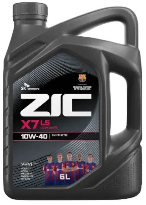 Моторное масло ZIC X7 LS 10W-40 6л