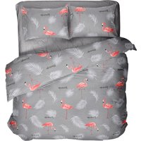 2-спальный комплект постельного белья Блакiт Фламинго 2сп 70х70 545305/457972