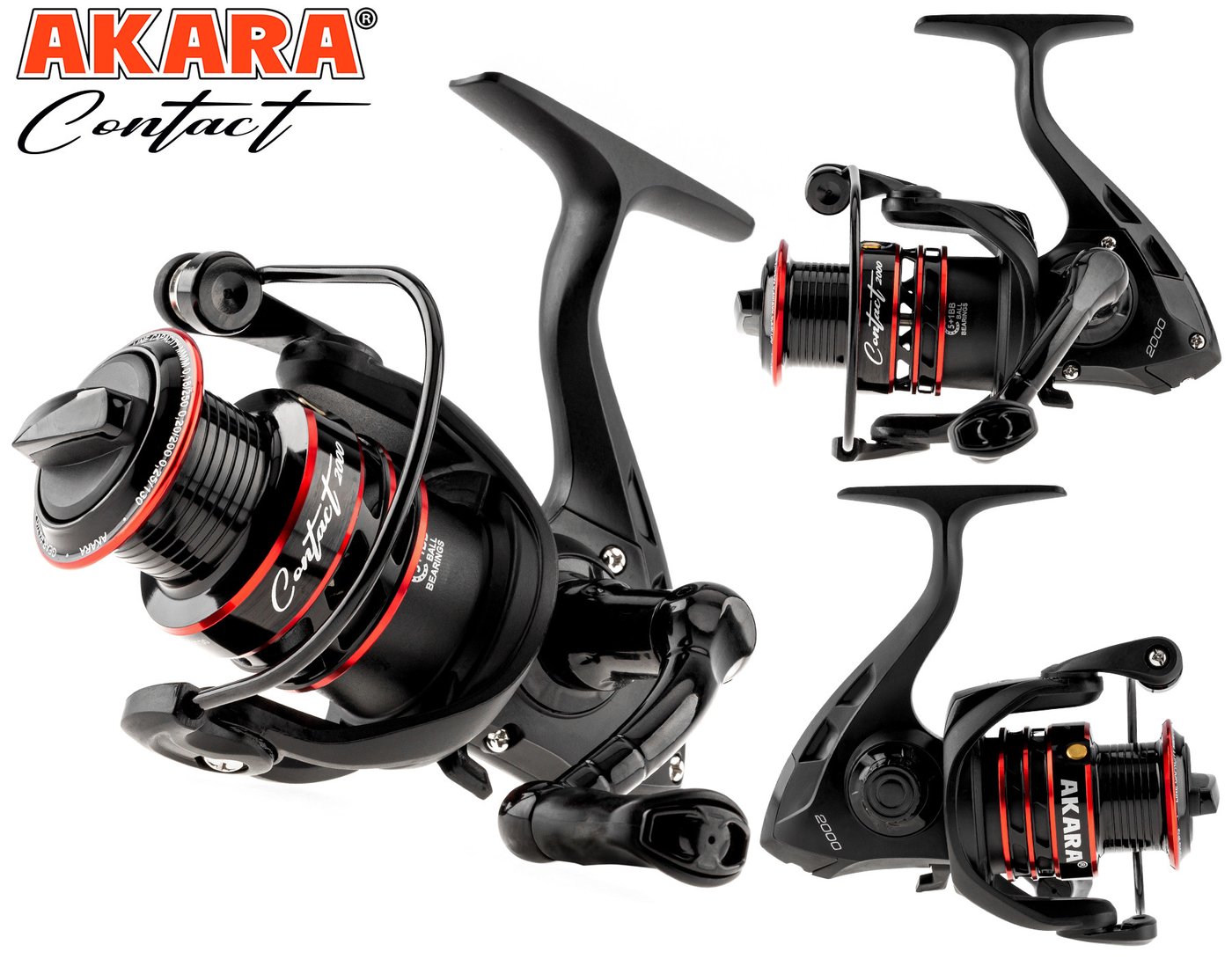 

Рыболовная катушка Akara Contact 1000 5+1BB ACO1000-6