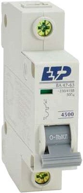 Выключатель автоматический ETP ВА 47-63 1P 10А (С)