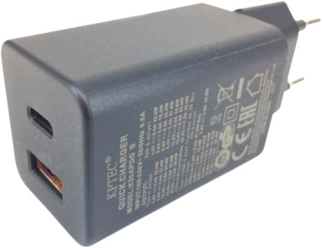 

Сетевое зарядное KPTEC K30APDG B