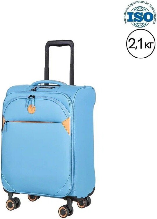 Чемодан-спиннер Verage Cambridge-II 20077W-1 55 см (голубая гавань)