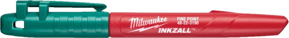 Маркер строительный Milwaukee Inkzall 4932492127 (1 шт, зеленый)