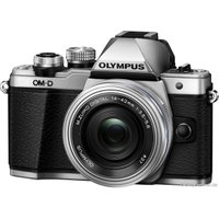 Беззеркальный фотоаппарат Olympus OM-D E-M10 Mark II Kit 14-42 EZ Silver