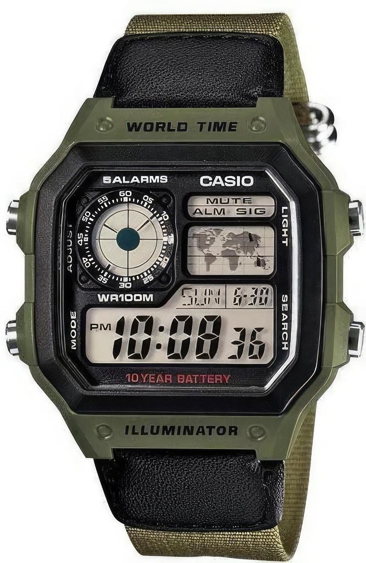 

Наручные часы Casio AE-1200WHB-3B