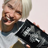 Какао тертое Royal Forest в плитках в пакете 200 г (черный)