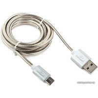 Кабель Cablexpert USB Type-A - USB Type-C CC-G-USBC02S-1M (1 м, серебро)