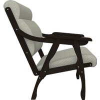 Диван Элегия Вега-10 (Scandinavia Nordic Grey, лак венге)