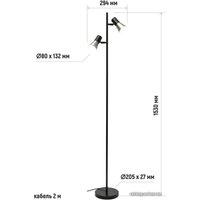 Торшер ArtStyle HT-738X2BN