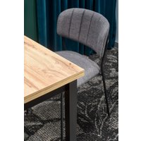 Кухонный стол Halmar Cobalt 120/68 (дуб вотан/черный)