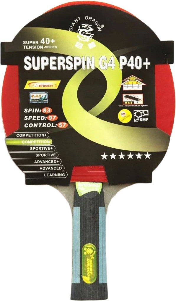 

Ракетка для настольного тенниса Giant Dragon SuperSpin G4