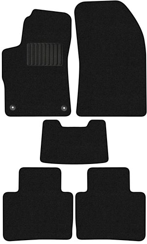 Комплект ковриков для авто Alicosta Citroen C5X (лифтбек / Бензин ) 2021 - Н.В. (ворс)