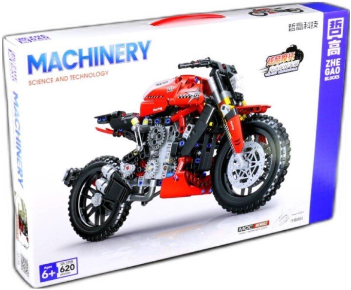 

Конструктор Zhe Gao Technics QL1258 Спортивный мотоцикл Ducati