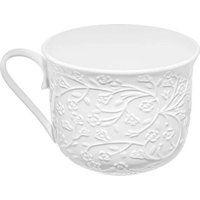 Чашка с блюдцем Elan Gallery Веточки-цветочки 950445