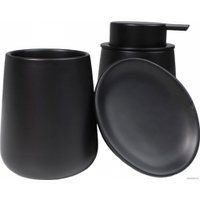 Набор аксессуаров для ванной AksHome Bao (3шт, графит) в Витебске