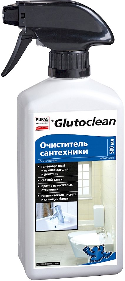 

Средство для сантехники Glutoclean очиститель сантехники (500 мл)