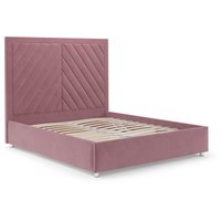 Кровать Мебель-АРС Мишель 140 (велюр пудра НВ-178 18)