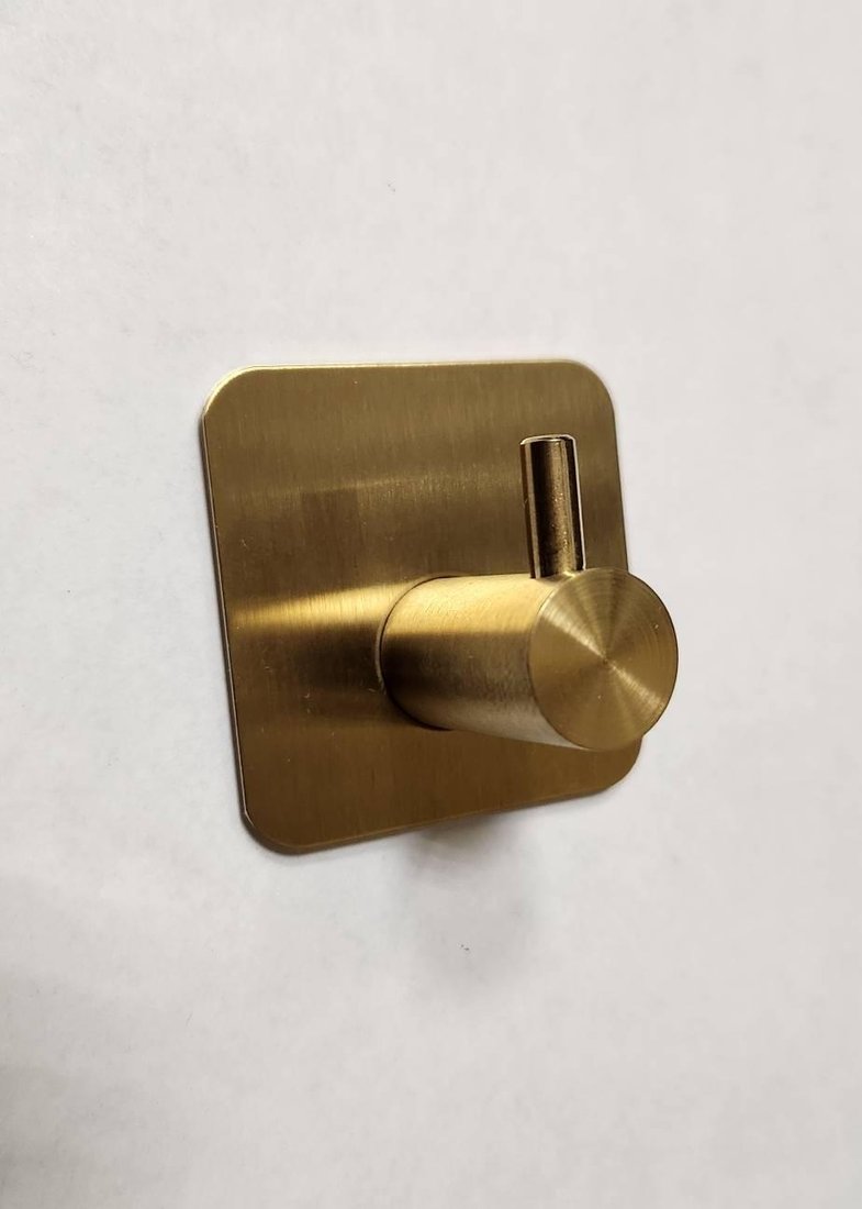 

Крючок мебельный Lemax 3М (брашированное золото)