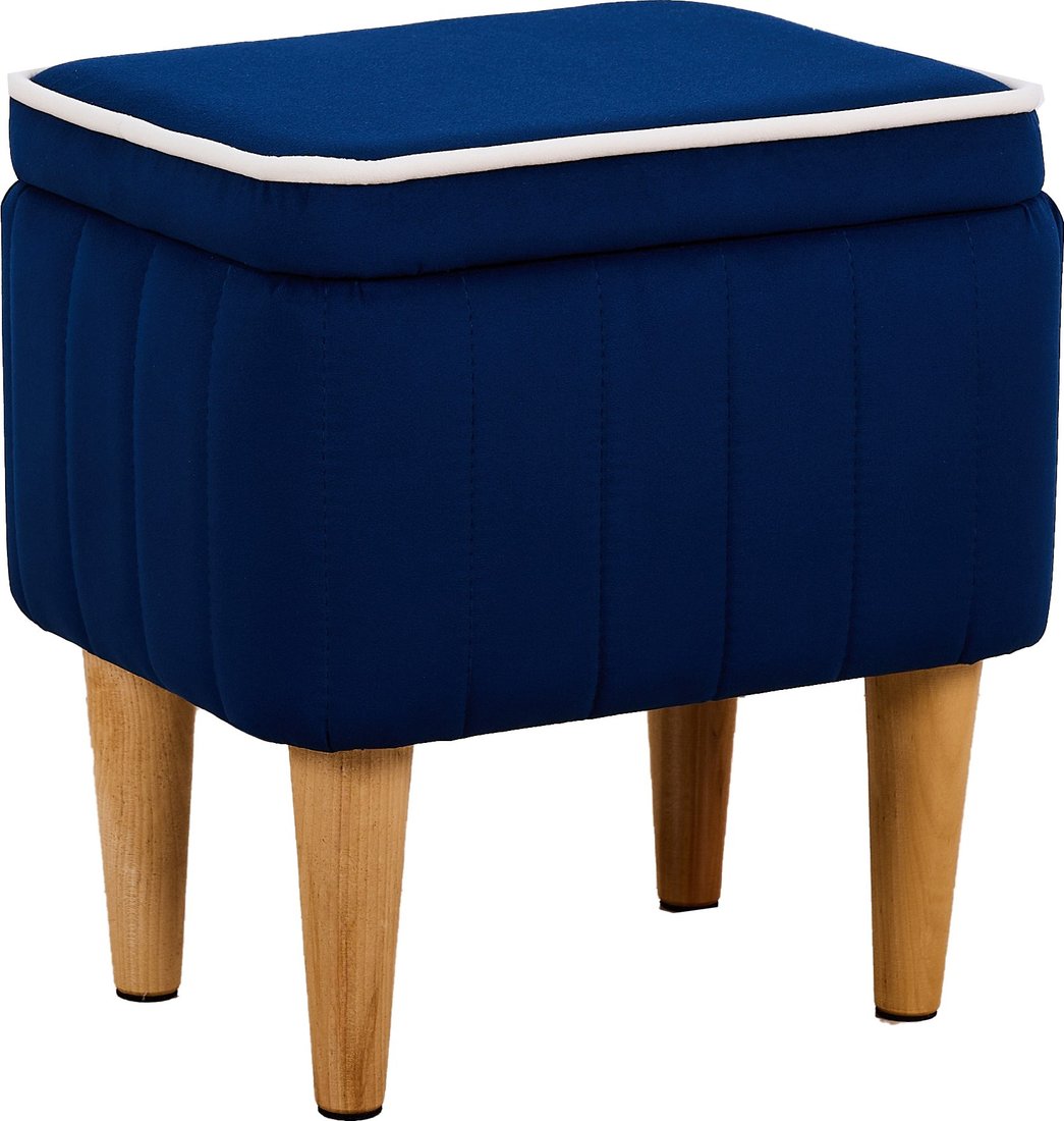 

Пуфик Mio Tesoro Амма с ящиком для хранения (синий №26)