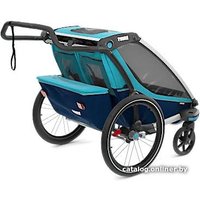 Детский велоприцеп Thule Chariot Cross 2 (Thule Blue/Poseidon)