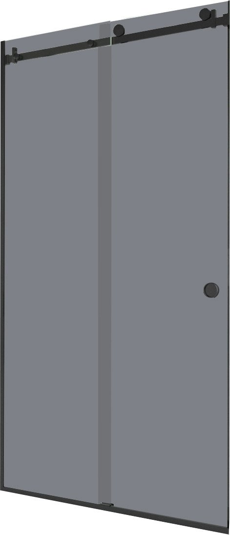 

Душевая дверь Benetto BEN-501_BL_T 145x220 (тонированное стекло/черный)