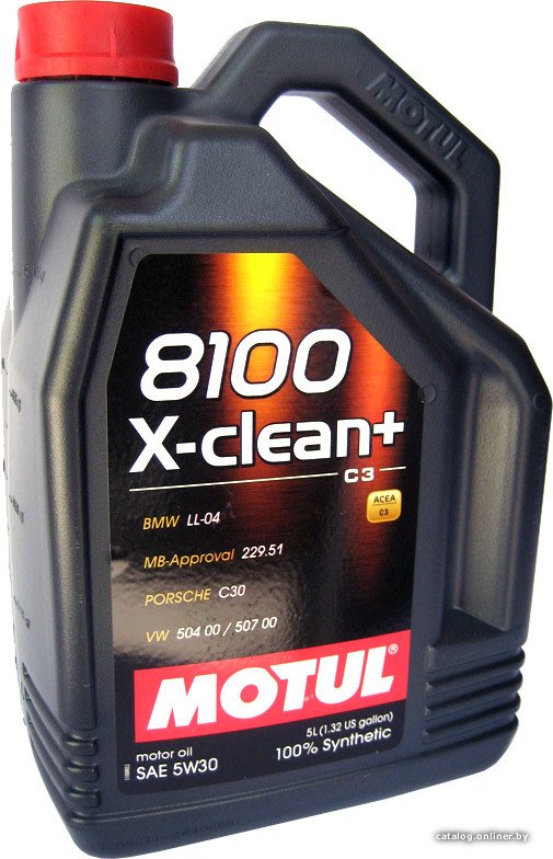 Моторное масло Motul 8100 X-clean+ 5W-30 5л