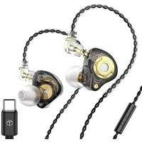 Наушники TRN MT1 Pro USB Type-C (черный, с микрофоном)