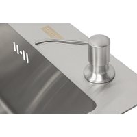 Кухонная мойка ARFEKA Eco AR мойка 500*500, коландер G, дозатор Satin