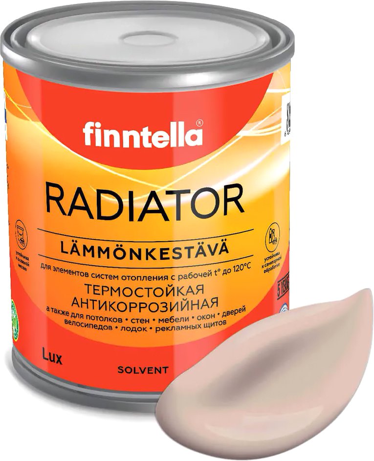 

Краска Finntella Radiator Kerma F-19-1-1-FL103 0.9 л (светло-бежевый)
