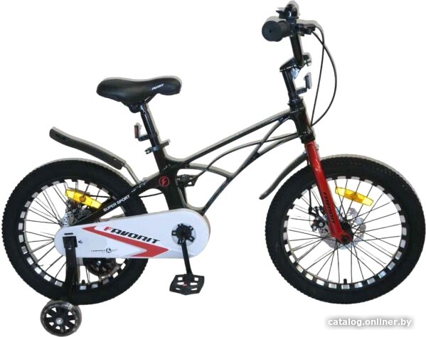 Детский велосипед Favorit Super Sport SSP-18BK (черный)