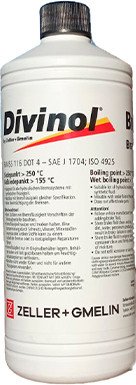 

Тормозная жидкость Divinol Bremsflussigkeit DOT-4 1л