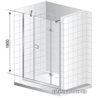 Душевая дверь Cezares CRYSTAL-B-13-90+60/60