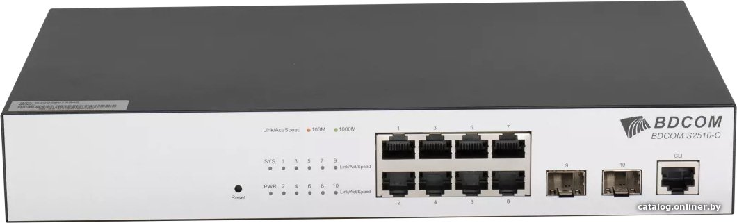 Управляемый коммутатор уровня 2+ BDCOM S2510-C