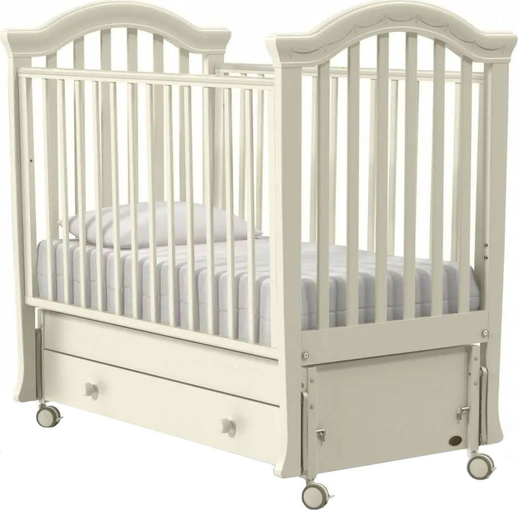 

Классическая детская кроватка Nuovita Perla Swing (ваниль)