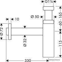 Сифон Hansgrohe Flowstar S 52105000