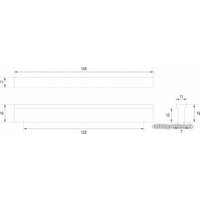 Ручка мебельная Boyard Port RS066W.4/128 в Гродно