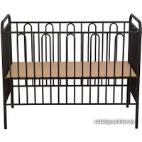 Классическая детская кроватка Polini Kids Vintage 110 (черный матовый)