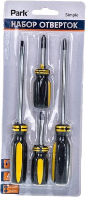 Набор отверток Park Simple 008361 (4 предмета)