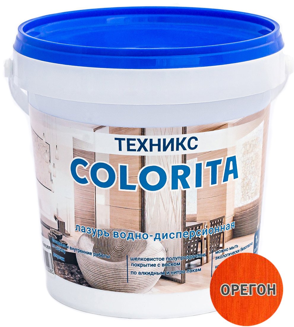 

Лазурь Техникс Colorita ВД-АК-1 1 кг (орегон)