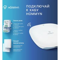 Реле Hommyn zigbee 2 канала RLZBN02 (с нейтралью)