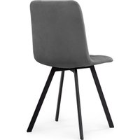 Стул Notta Симпл 589971 (темно-серый/черный, 4 шт)