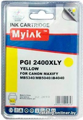 Картридж MyInk PGI-2400XLY (аналог Canon PGI-2400XL Y)