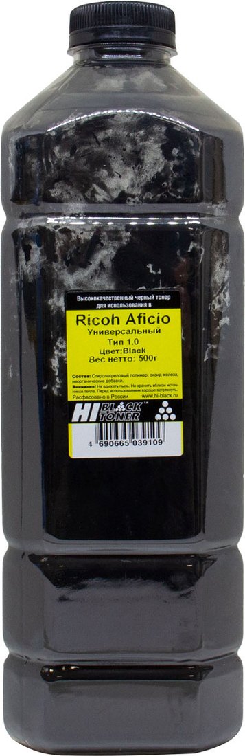

Тонер Hi-Black Универсальный для Ricoh Aficio Color Тип 1.0 (черный) 500 г